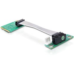 Delock PCI-E Riser Card Mini PCI-E to PCI-E, 13 cm