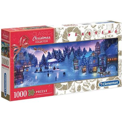 Clementoni Panorama Puzzle di Natale 1000 pezzi - Ora su