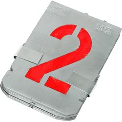 Walkron Zinc stencil numbers 50 mm 1595
