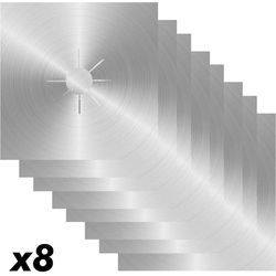 MSV Copertura per piano cottura in alluminio - 8 pezzi