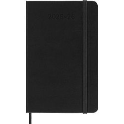 Moleskine Weekly calendar 25/26 DHB18WH2Y26 18M HC black 9x14cm