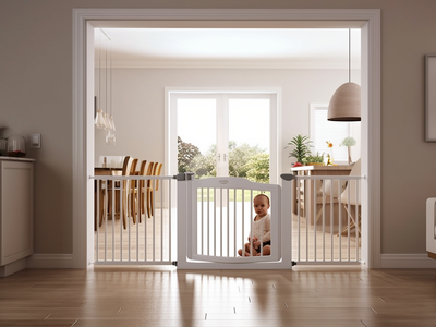 Babygitter: Schaffen Sie sichere Zonen in Ihrem Zuhause.