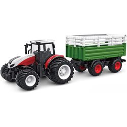 Amewi Tractor with cattle truck 1:24, RTR