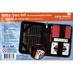 carta media Yatzy / Jass set with German-Swiss maps
