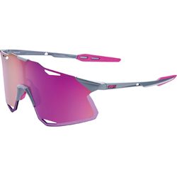 100percent Hypercraft- Gloss Light Grey - Purple Multilayer Mirror