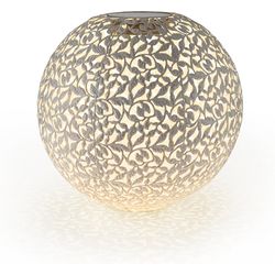 STT Lanterna Solar Antic Ball Rosy, Ø 40 cm, bianco opaco