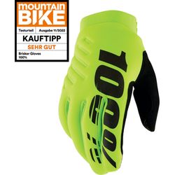 100percent Guanti Brisker Youth - Giallo Fluo XL