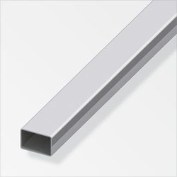 Alfer Rectangular tube 1m stainless steel, loose a=20 mm, b=10 mm, c=1.5 mm