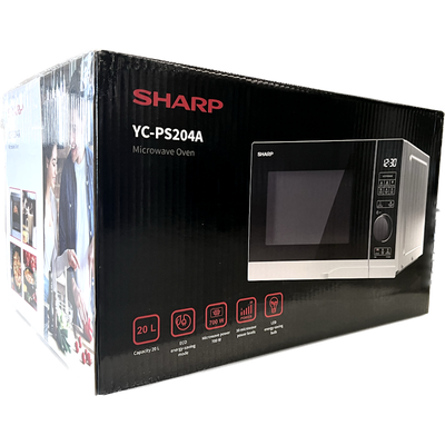 Sharp YC-PS204AE-S Mikrowelle Silber 700 YC-PS204AE-S