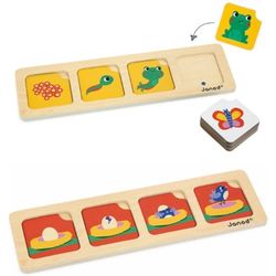 Janod Educational game garden card sequence FSC