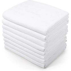 MAKIAN Cleaning Cloth 10-Pack 80 x 80 cm, White
