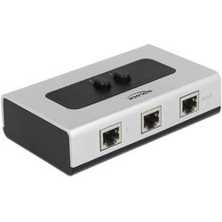 Delock RJ-45 switch box, 2 Port GbE, manual