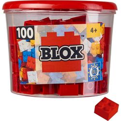 Androni 4pcs building blocks in tin red (100pieces)