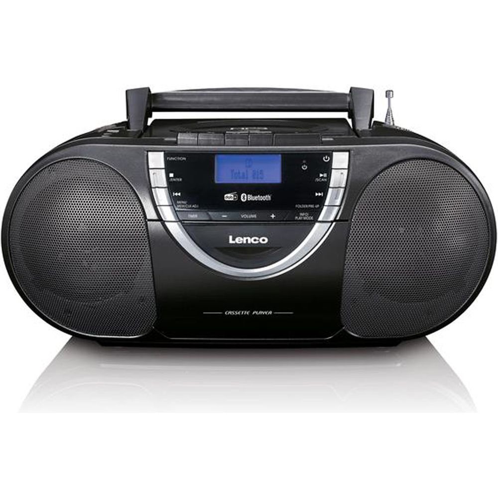 - radio Lenco FM with at DAB+, Boombox player, - and CD/MP3 SCD-6900BK buy Black
