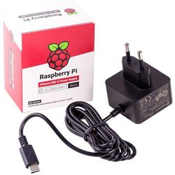 Raspberry Pi Netzteil USB-C Power Supply Schwarz