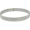 de Buyer Gelochte geriffelte Tortenringe Höhe 3 cm mit rechtem Rand
