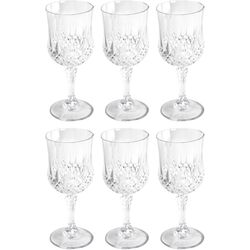 Alpina Wine glasses with crystal effect 200 ml, 6 pieces, Transparent