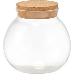 Zeller Present Pot de conservation 1700ml avec couvercle en liège ø15.1x15.7cm