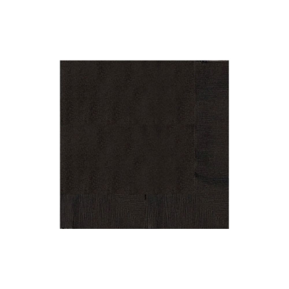 Amscan - Tovaglioli di carta, 33 cm, 20 pezzi, colore: Nero