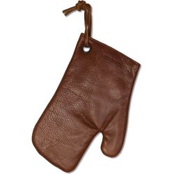 DutchDeluxes Oven glove leather brown One size OG-U-CB