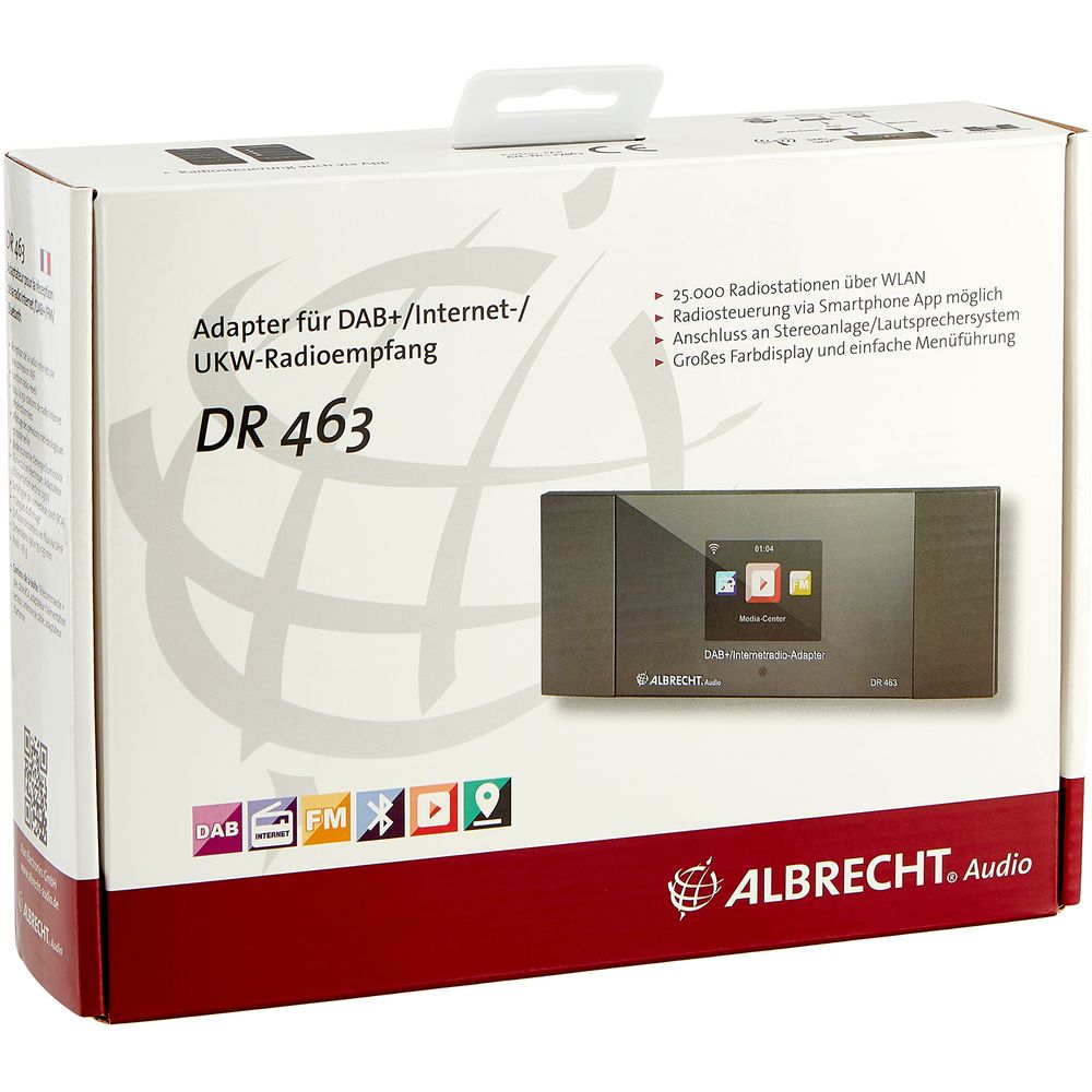 Albrecht DR 463 Internet Radio Adapter with DAB + Bluetooth - buy at