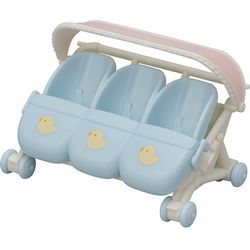 Sylvanian Families Triplet stroller (5533)