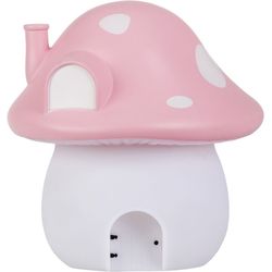 Allc Night light with sticker NLMUMC24 Mushroom pink 17x19x17cm