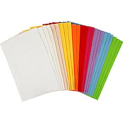 Creativ Company Craft felt in various colors (24 sheets)