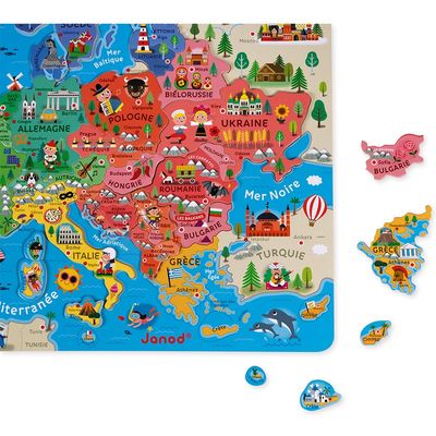 Janod Magnetische Karte Europa 45x45cm Bild 4