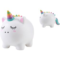i total Unicorn Piggy Bank 18 x 15 x 15 cm made of plastic
