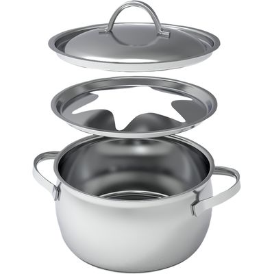 Kisag Verbier silver fondue pot