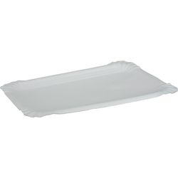 Ejs Piatto di salumi 13x20cm 3141.2007 Cartone, bianco 250 pz.