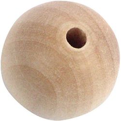 Rico Design Wooden beads 25 mm, 15 pieces