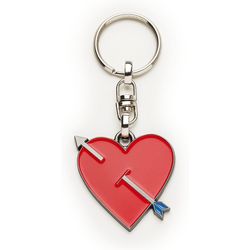 Silca Heart keychain AVK7288 nickel