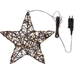 Star Trading LED-Stella Vicke Star, 40 cm, Bianco caldo